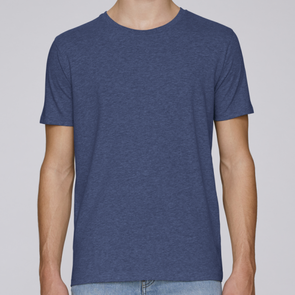 camiseta-ecologica-hombre-azul-lisa