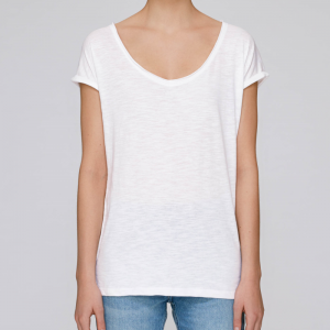 camiseta-ecologica-mujer-blanca-lisa