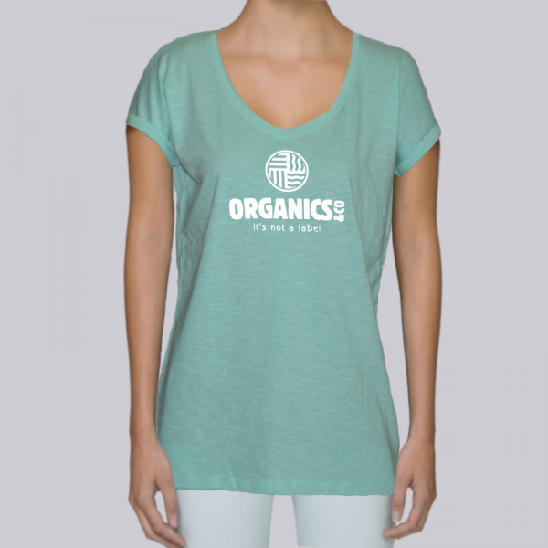 camiseta-ecologica-mujer-verde-logo
