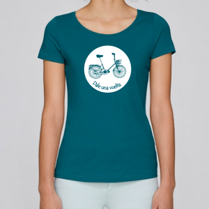 camiseta-ecologica-mujer-azul-bicicleta