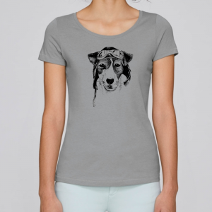 camiseta-ecologica-mujer-gris-perro