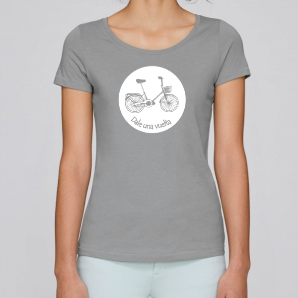 camiseta-ecologica-mujer-gris-bicicleta
