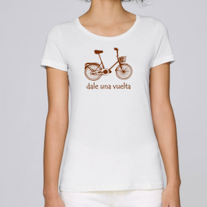 camiseta-ecologica-mujer-blanca-bicicleta