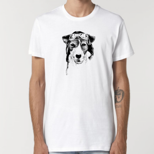 camiseta-ecologica-hombre-blanco-perro