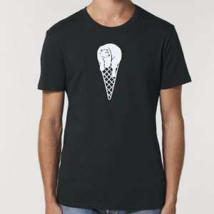 camiseta-ecologica-hombre-negro-cucurucho