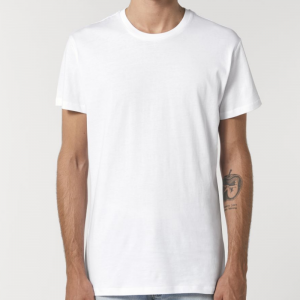 camiseta-ecologica-entallada-blanco-lisa