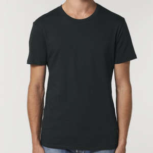 camiseta-ecologica-entallada-negro-lisa